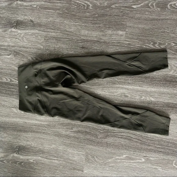 Lululemon Army Green Leggings - Picture 3 of 7